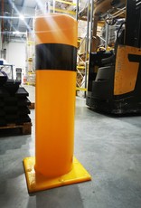 Flexibele beschermpaal PVC geel-zwart