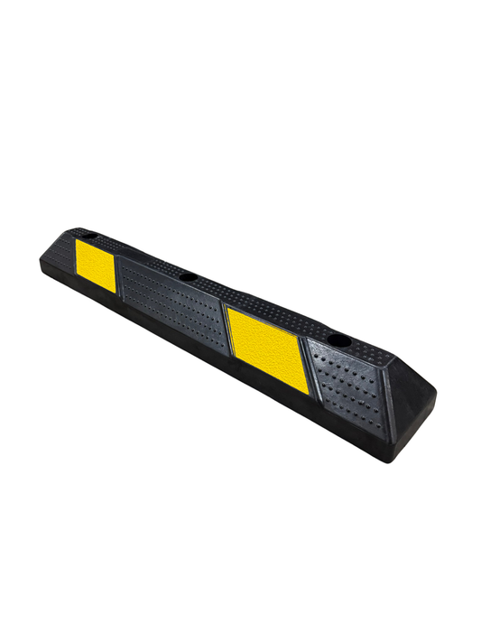 Varkensrug 87 cm geel reflecterend