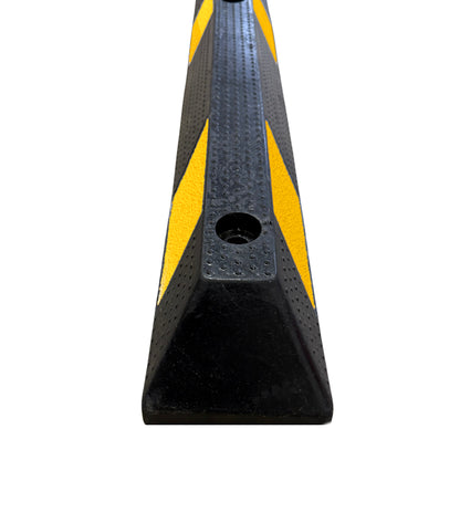 Varkensrug rubber MAX - 183 cm - gele reflectie