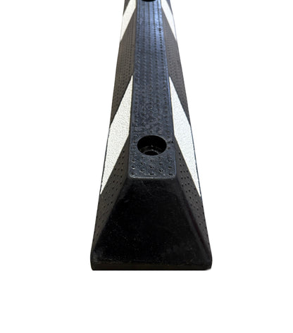 Varkensrug rubber MAX - 183 cm - witte reflectie