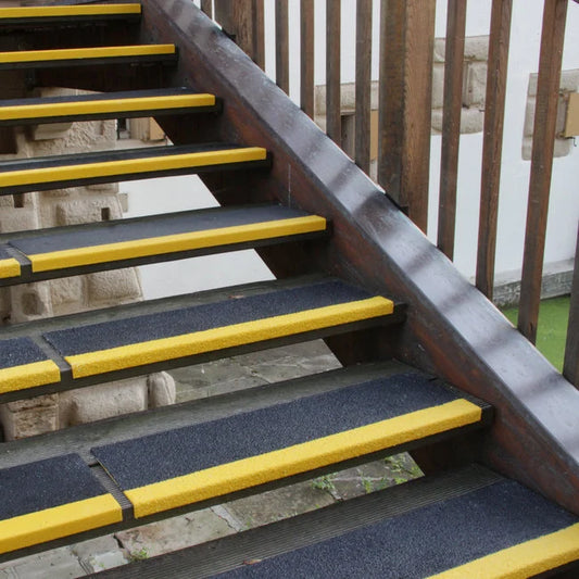 Antislip trapneus – zwart / geel